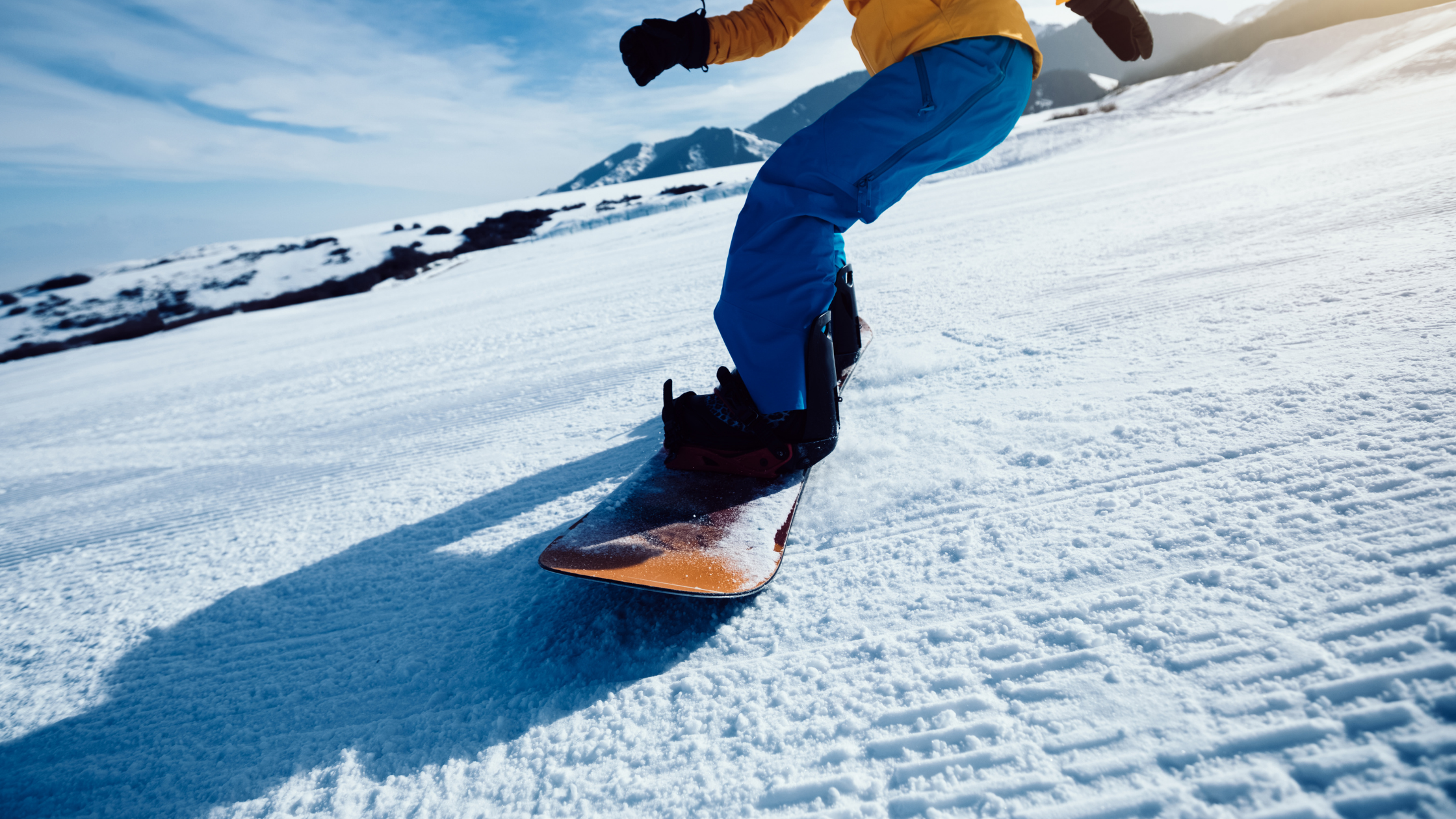 Snowboarding in Red River