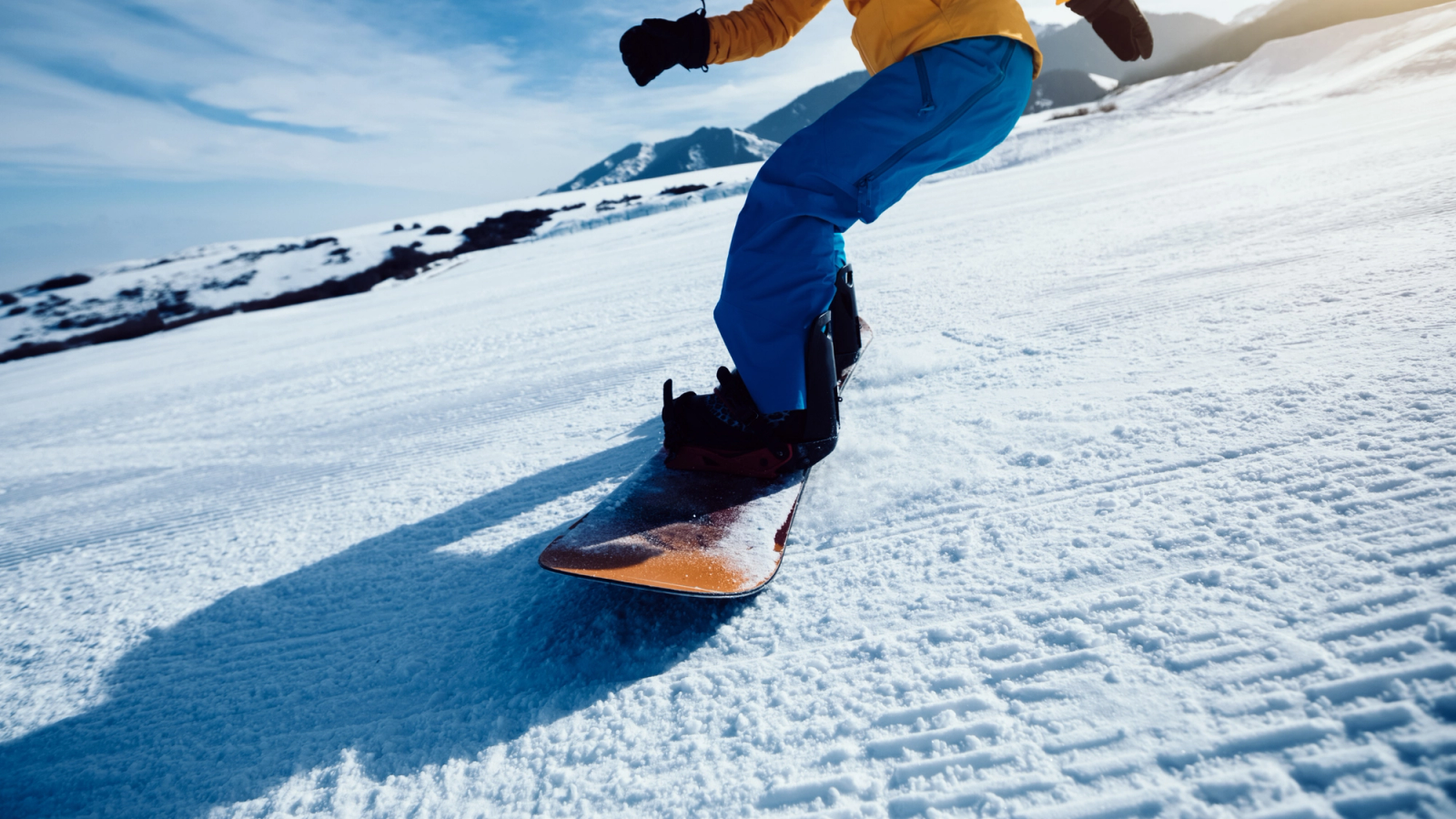 Snowboarding in Red River