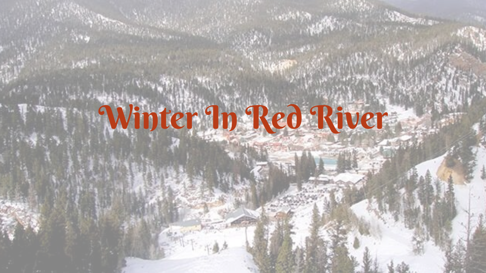 Winter In Red River NM