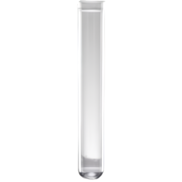 Tubo de ensayo plástico 12x75mm poliestireno transparente 5ml  para hemólisis