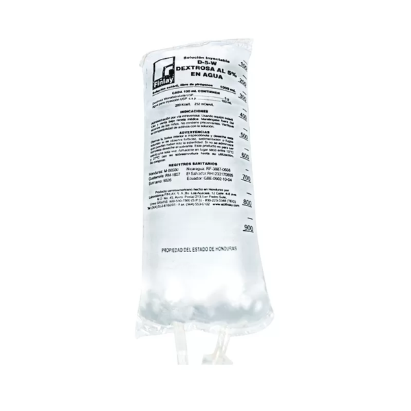Dextrosa 5% bolsa de 1000ml