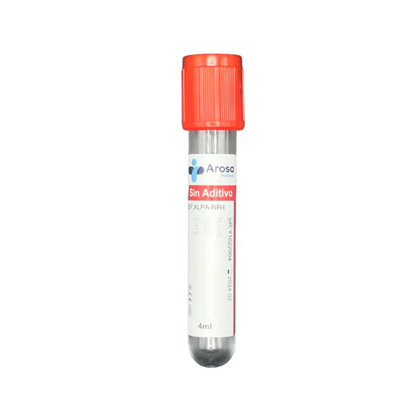 Tubo rojo 5ml