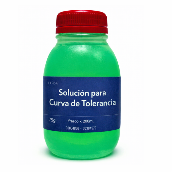 Solución para curva tolerancia glucosa