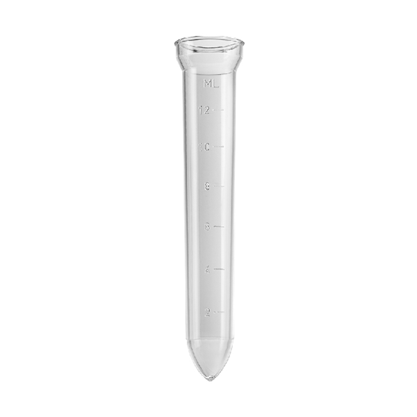 Tubo de ensayo fondo cónico 13x103mm 10ml para centrifuga