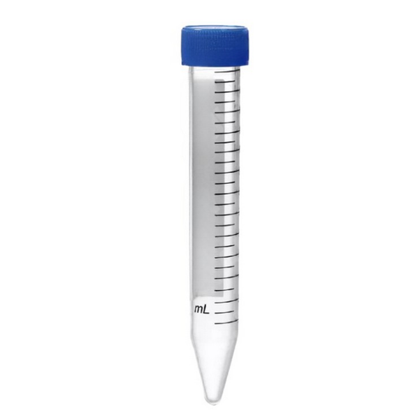 Tubo conico plastico con tapa 15ml, Graduado.