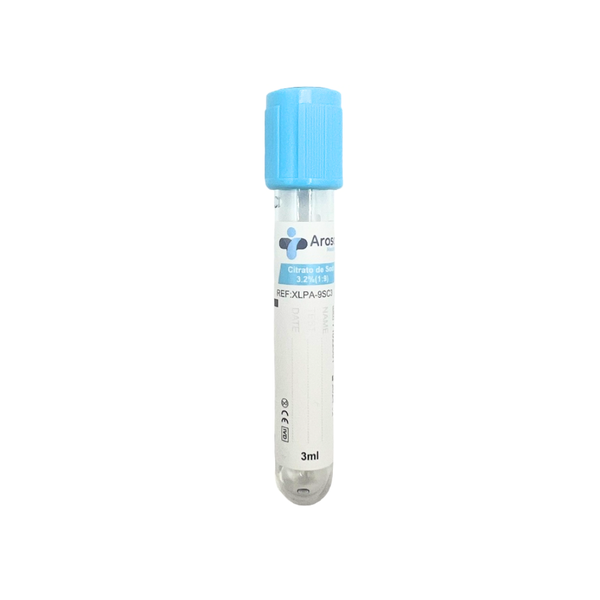 Tubo celeste 3ml 3,2% citrato