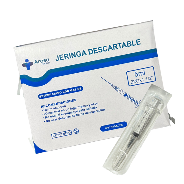 JERINGA 5ML  22G 