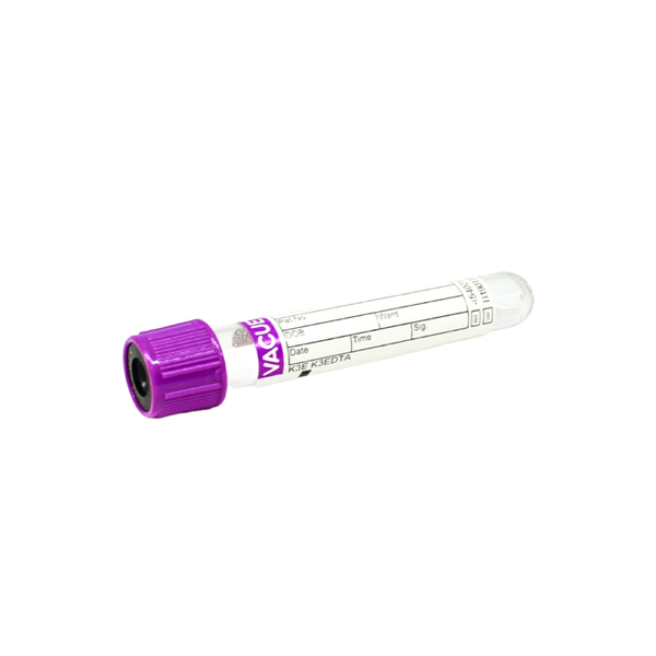 Tubo tapa lila 4ml con  EDTA K3