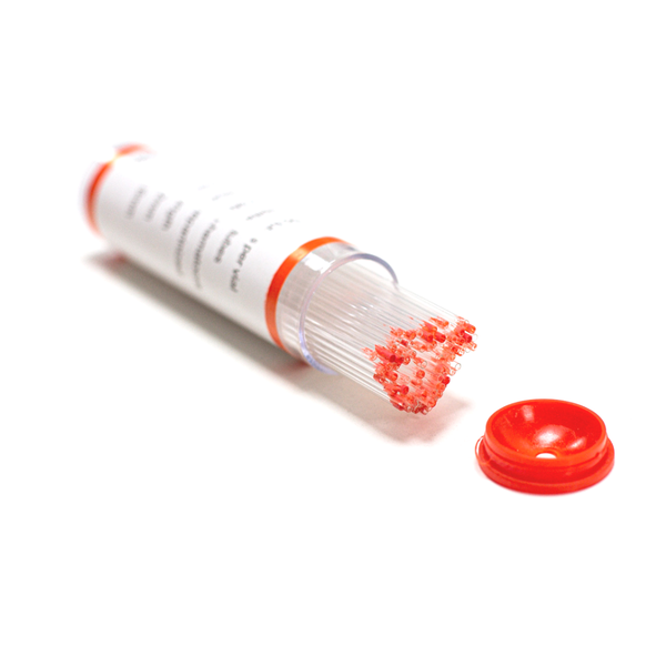 Vial Capilar con heparina (Rojo)