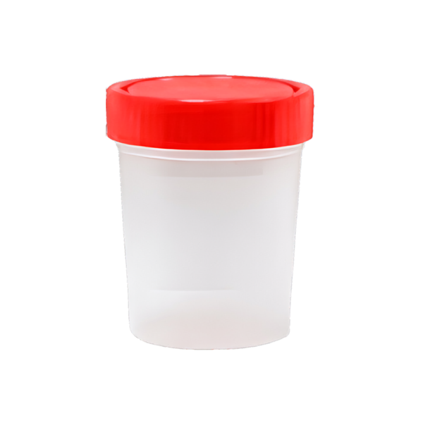 Colector orina 120ml,  NO ESTERIL. 