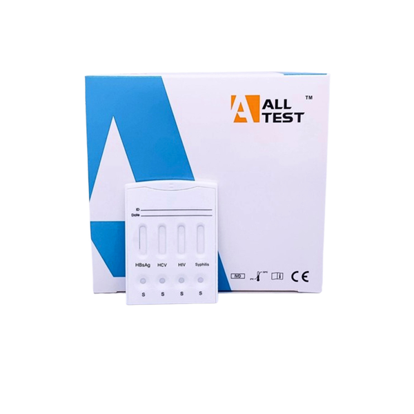 HBsAG/HCV/HIV Syphilis combo rapid test cassette