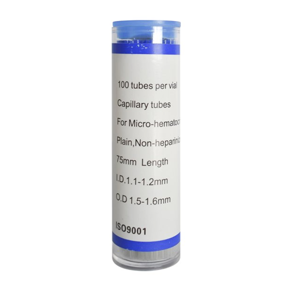 Vial capilar sin heparina (Azul)