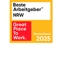 Beste Arbeitgeber NRW Great Place to Work Auszeichnung Beste Arbeitgeber in Nordrhein-Westfalen.
