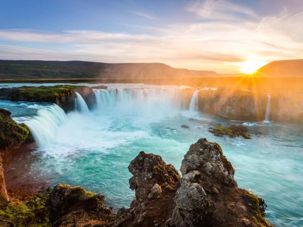 Godafoss al atardecer