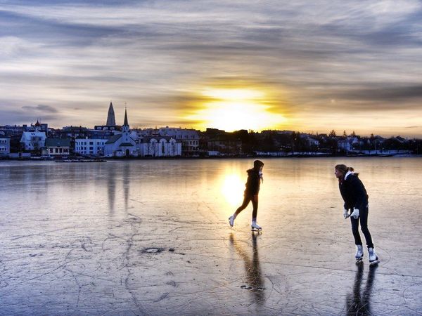 Reykjavik in winter