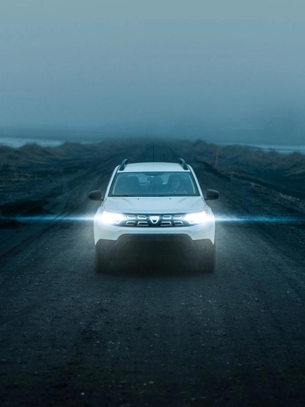 Why You Should Rent a 4x4 car in Iceland White 4x4 Dacia Duster driving on F-road in Iceland