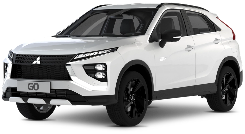 Mitsubishi Eclipse Cross á gegnsæjum bakgrunni