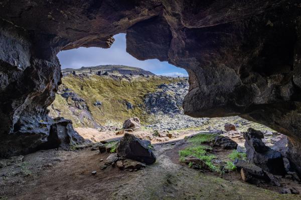 Cueva de Sönghellir desde dentro