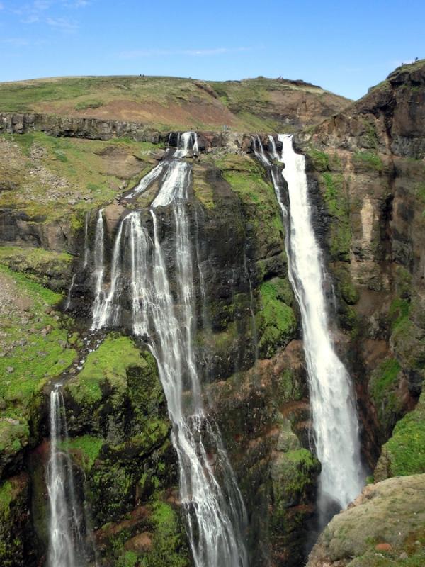 Glymur Waterfall in Iceland
