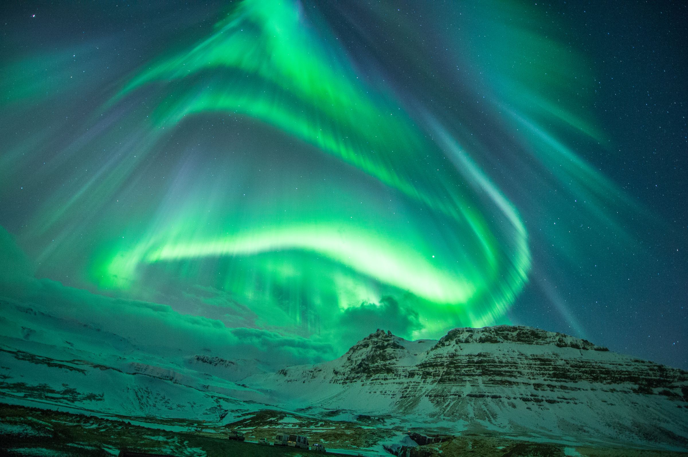 Northern Lights in the Snaefellsnes Peninsula