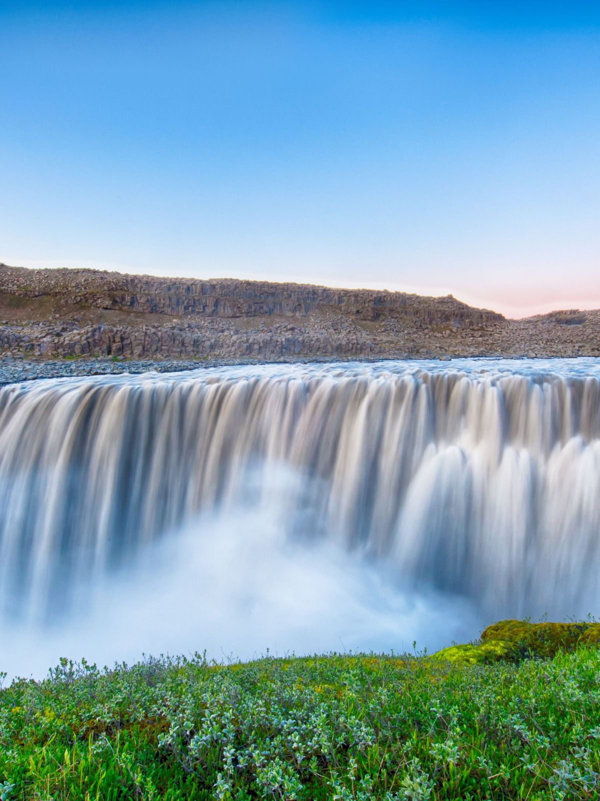 Dettifoss al amanecer