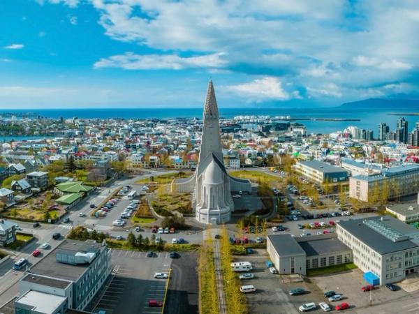 Vista panorámica de Reikiavik