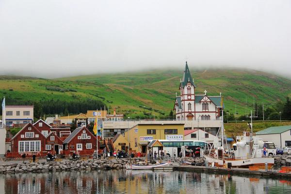 Húsavík in Iceland