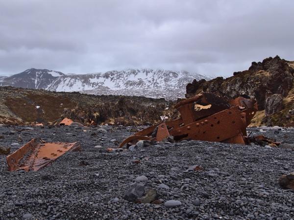 restos del naufragio del Epine GY7