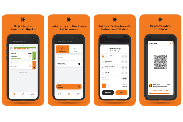 Klappið Stræto app The Klappið app is an official Public transportation payment app, made for Strætó Iceland