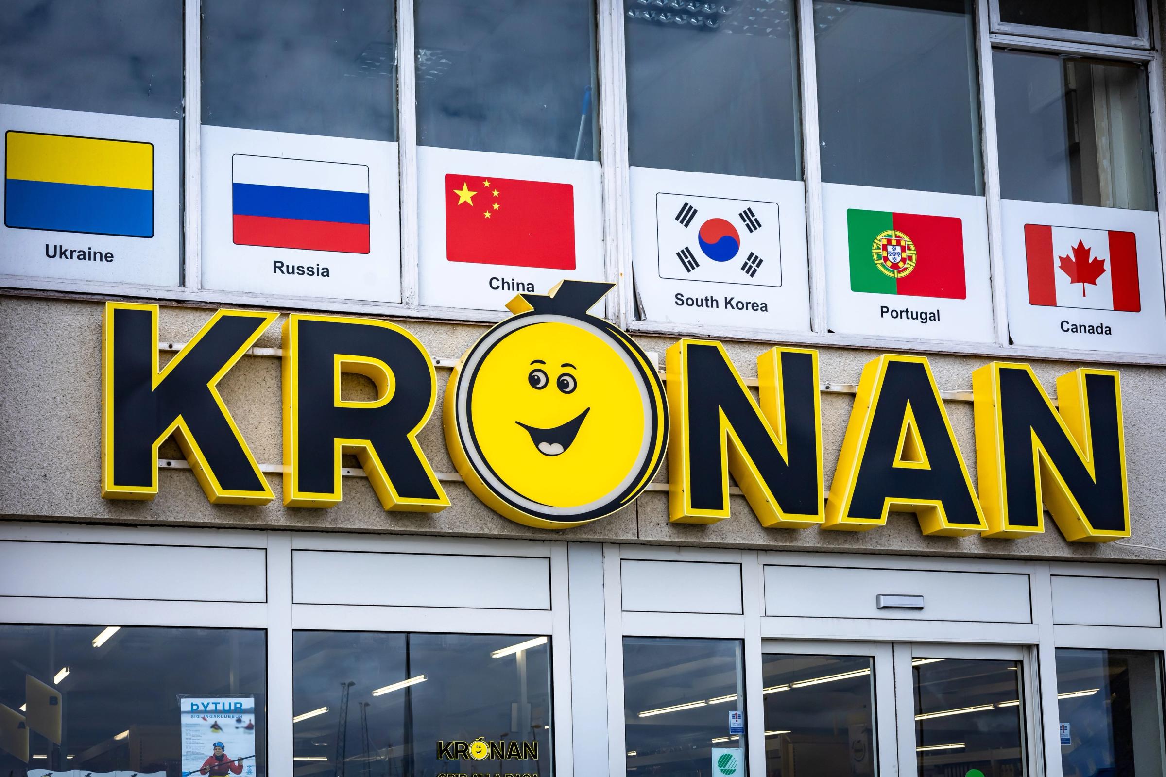Supermecado Kronan en Islandia