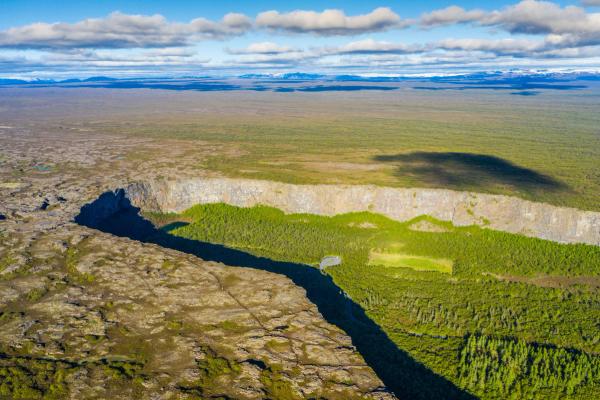 Cañón de Ásbyri, Islandia
