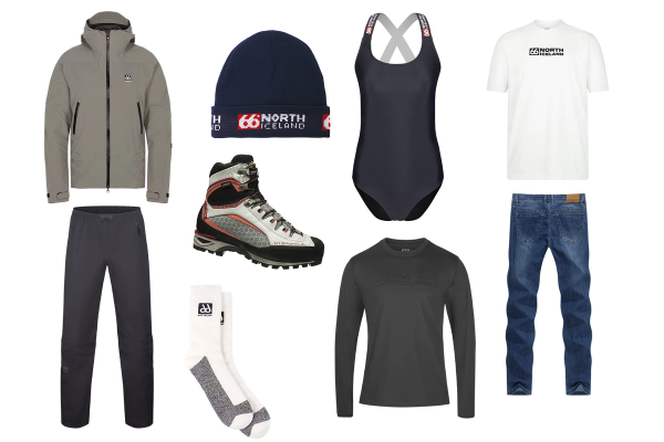 Packing list Clothing packing list for June in ICeland