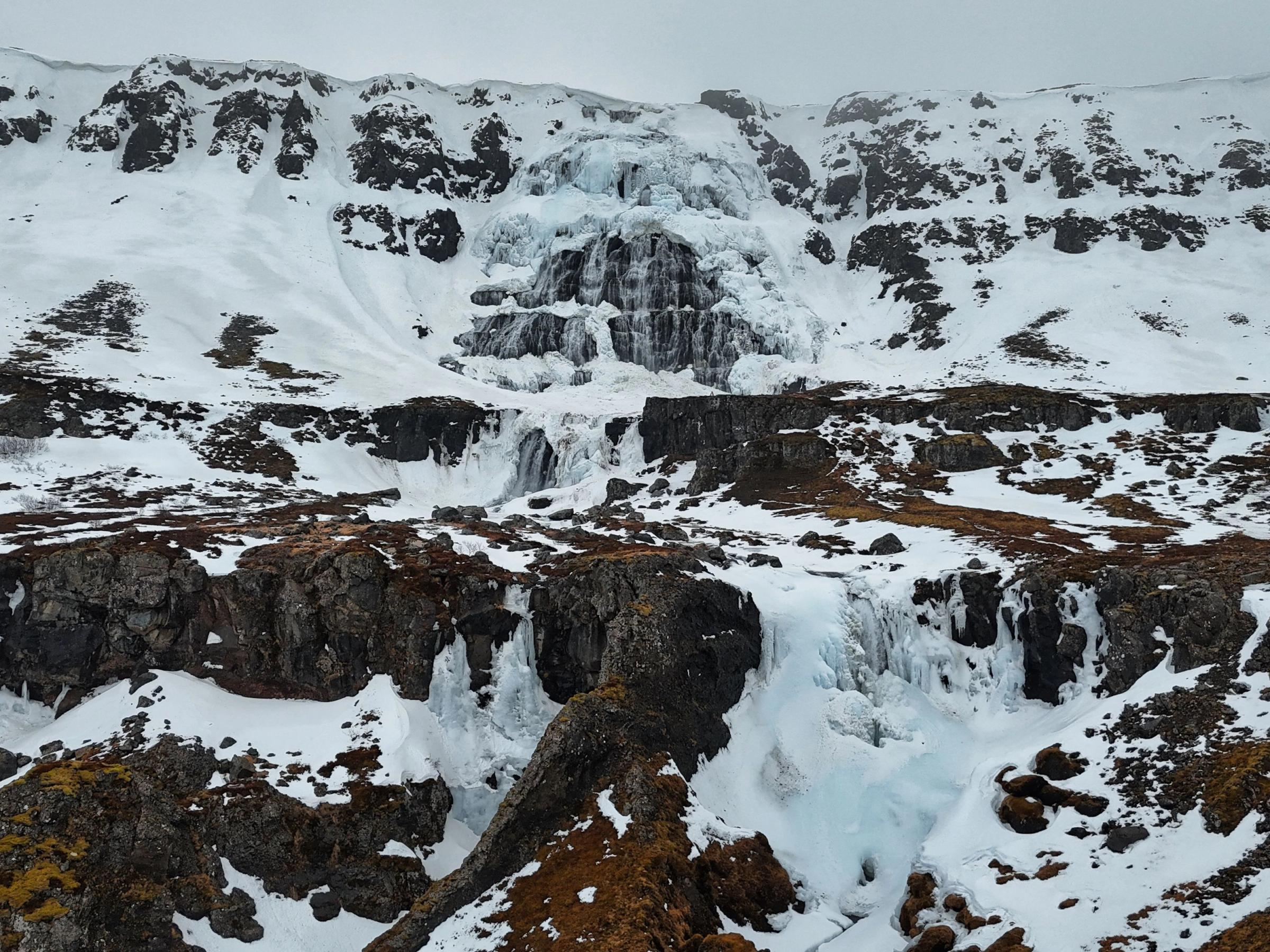 Dynjandi in Winter