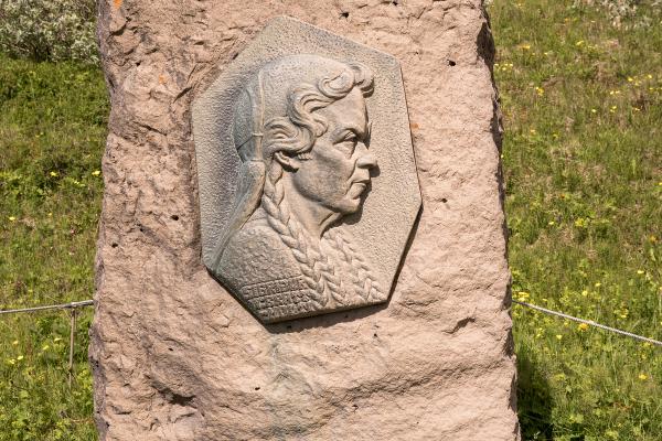 a memorial stone of Sigríður Tómasdóttir