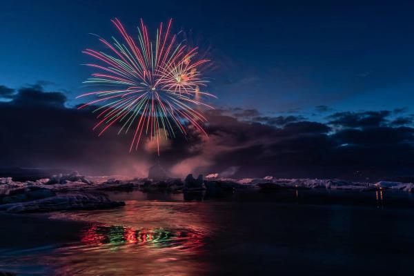 Fireworks in Iceland