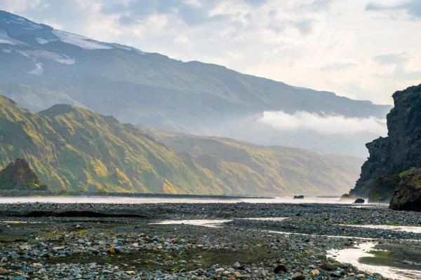Riverbed Krossá, Þórsmörk, Iceland