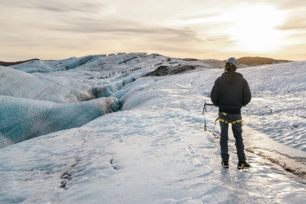 Glacier hiking in Iceland