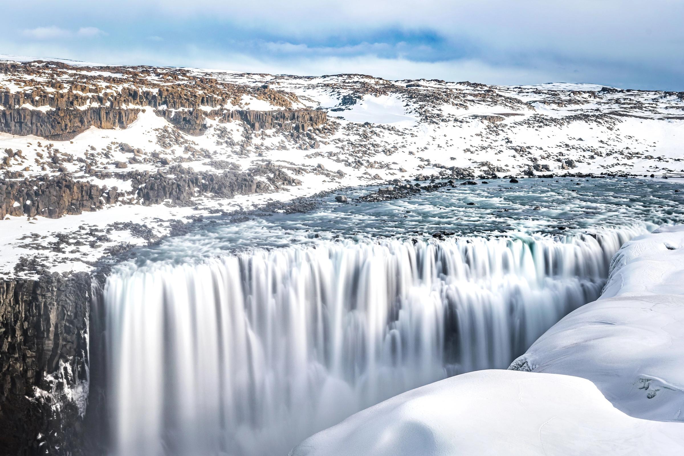 Dettifoss en invierno