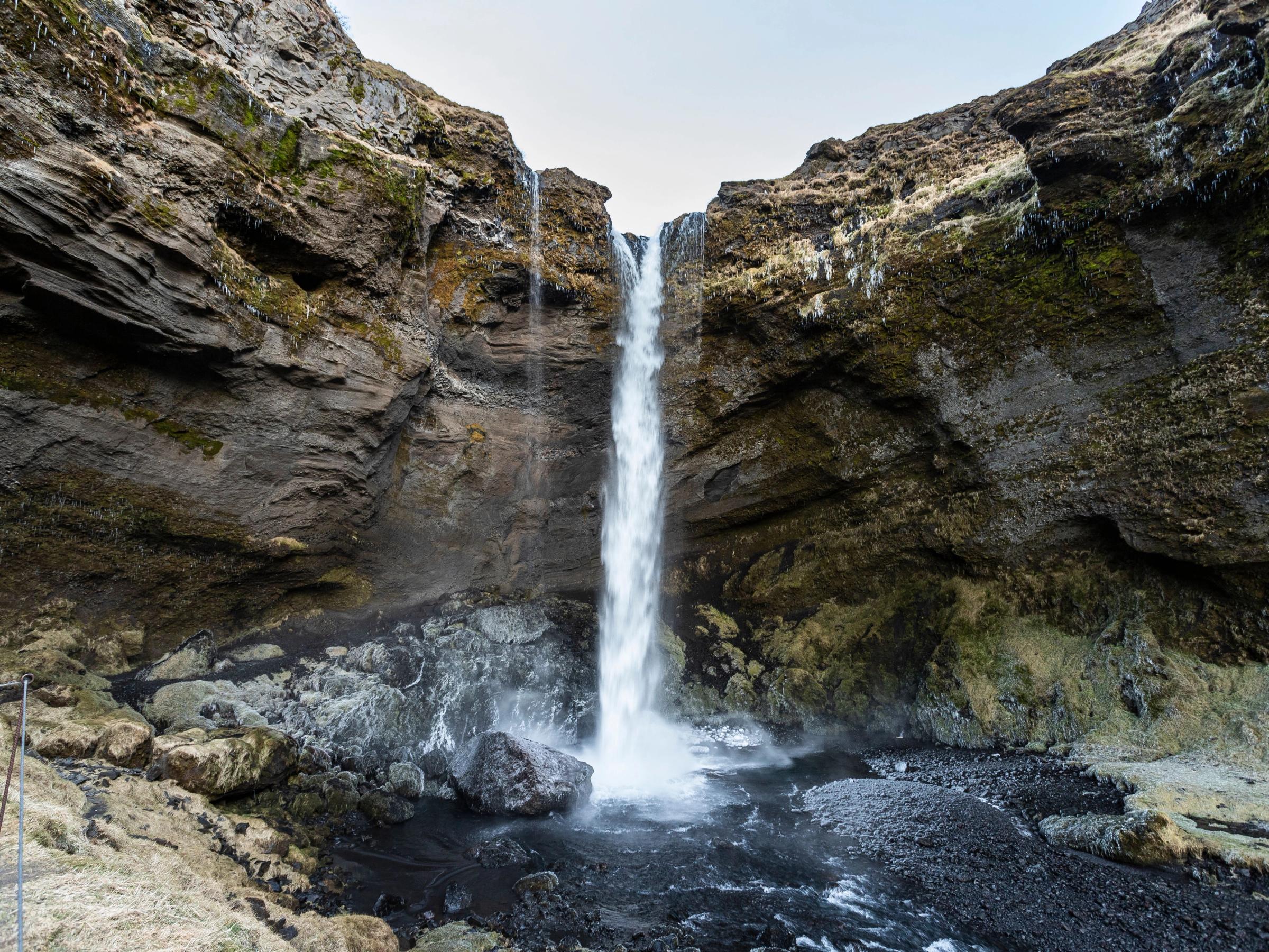 Kvernufoss Waterfall