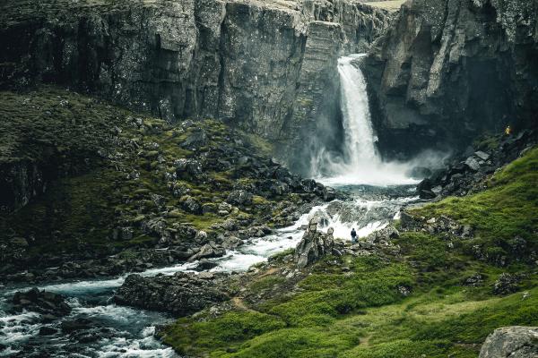 Folaldafoss Waterfall, East Iceland