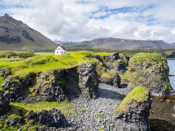 Costa de Arnarstapi Snaefellsnes, Islandia