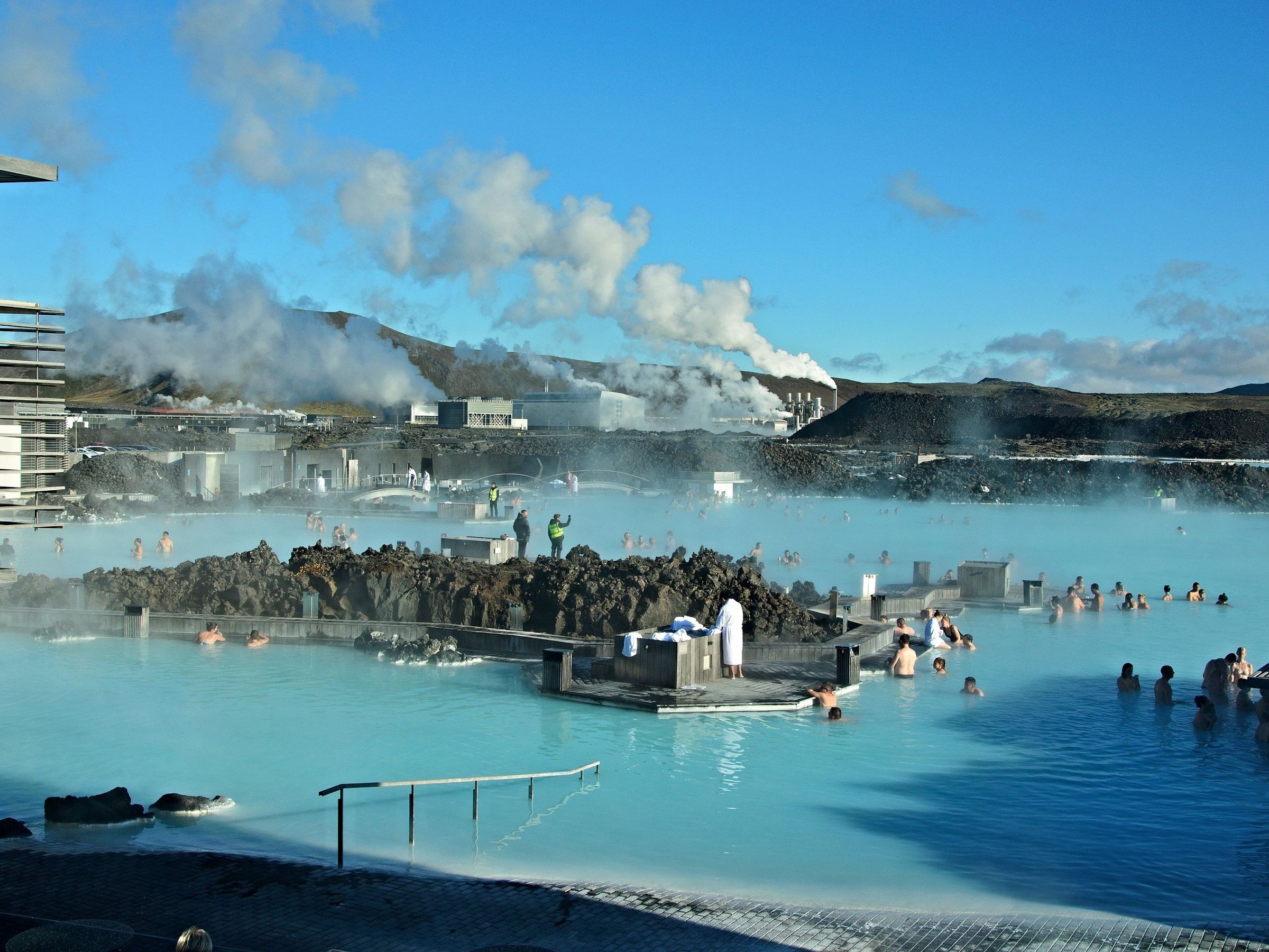 Entrance to the Blue Lagoon pool