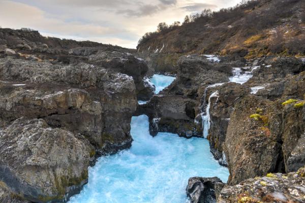 Barnafoss Waterfall
