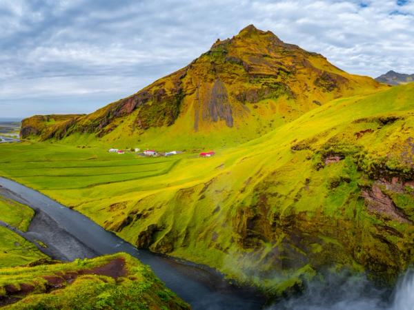Camping near Skógafoss