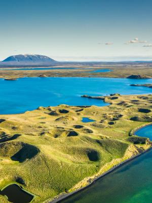 Cráteres al lado del Lago Myvatn