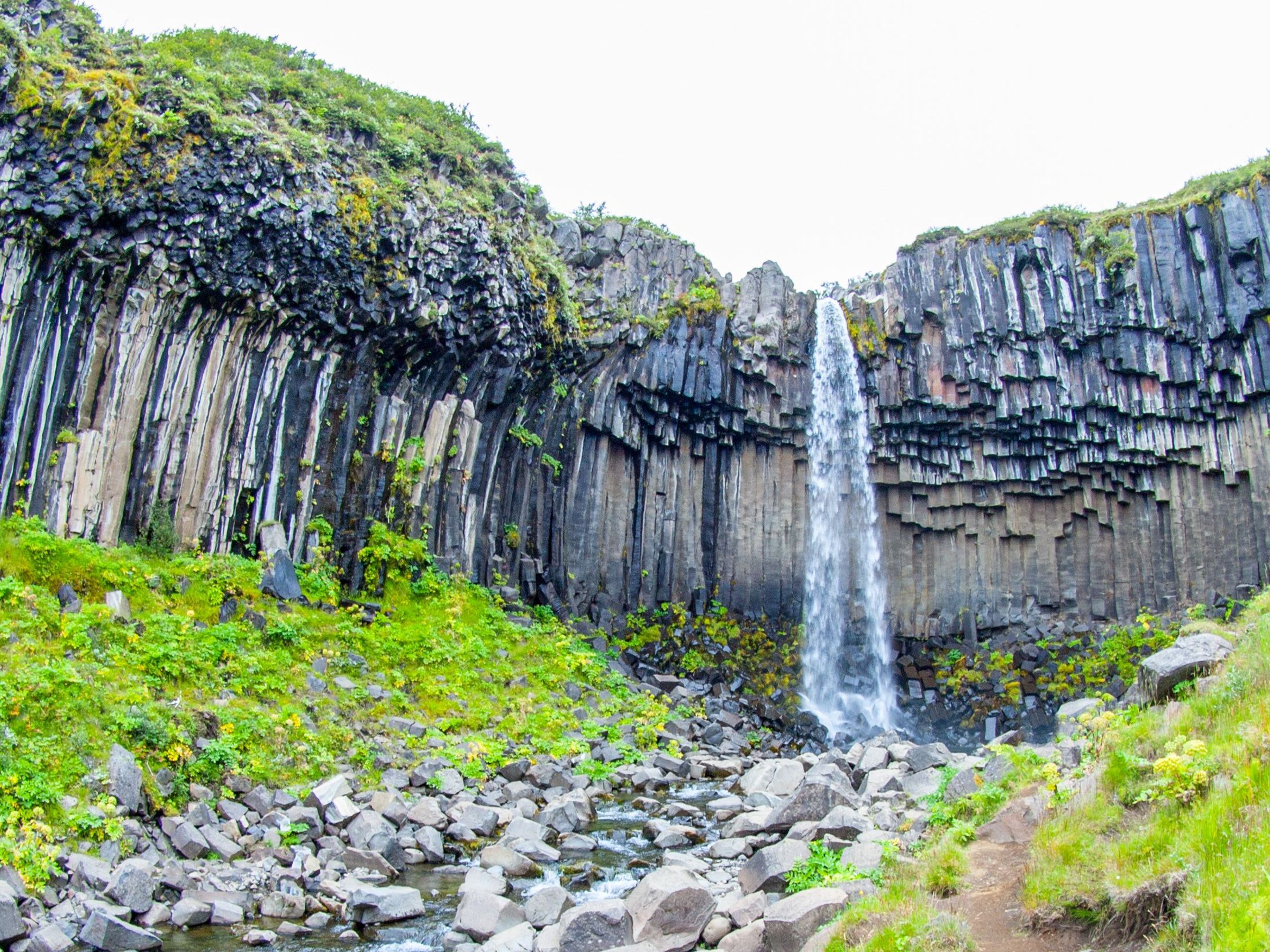 Vista panorámica de Svartifoss