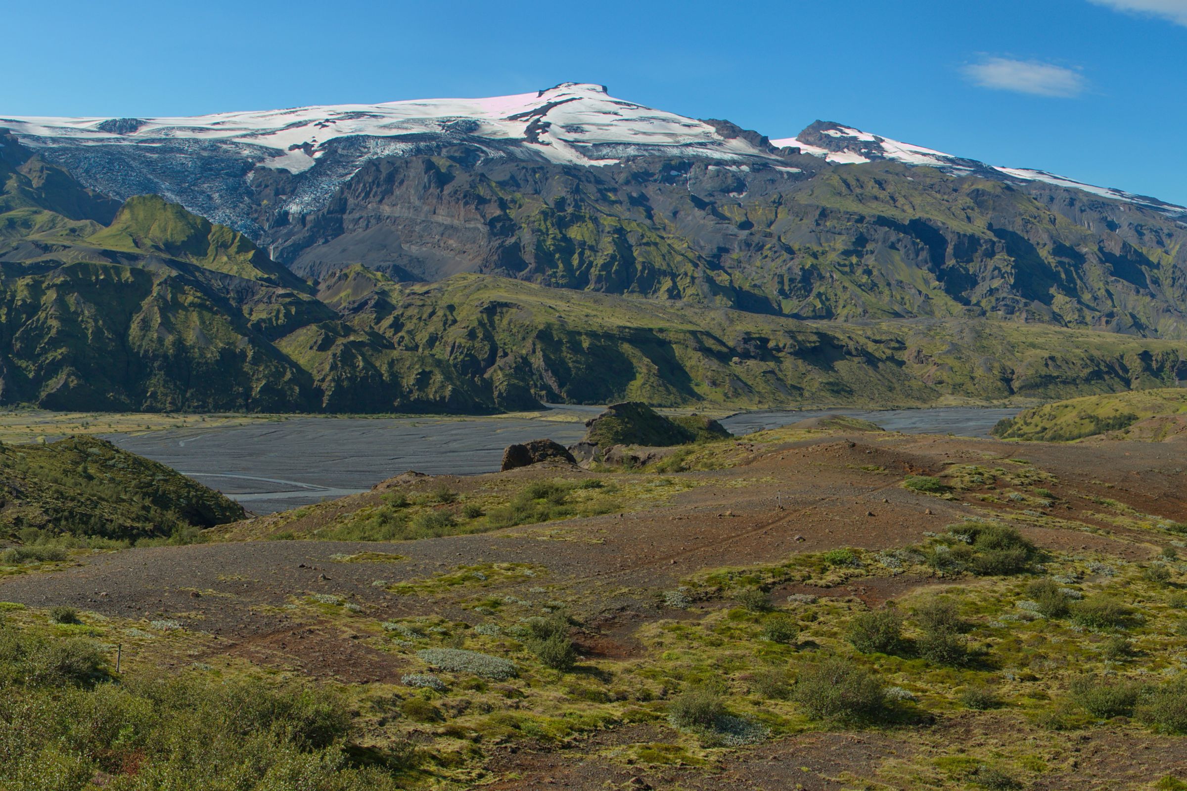 Plateau de Merkurrani, Thorsmork, Islande