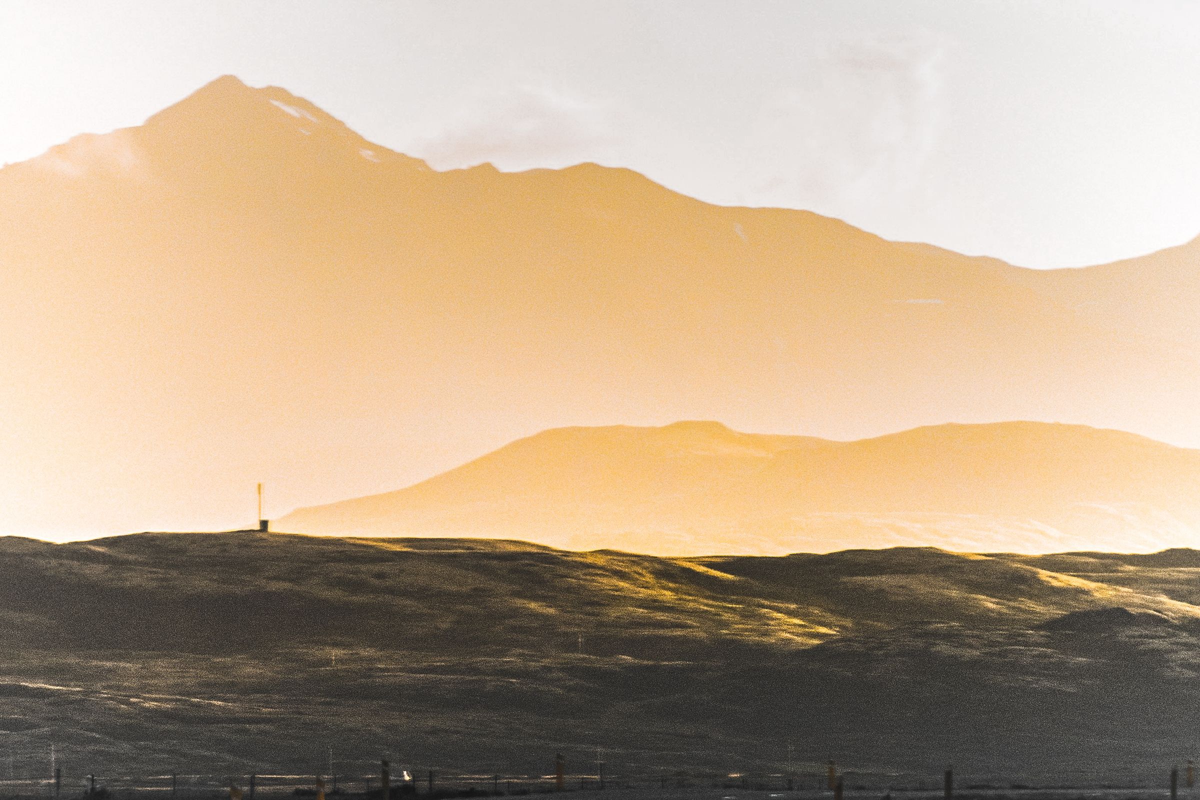 Road under the Midnight Sun