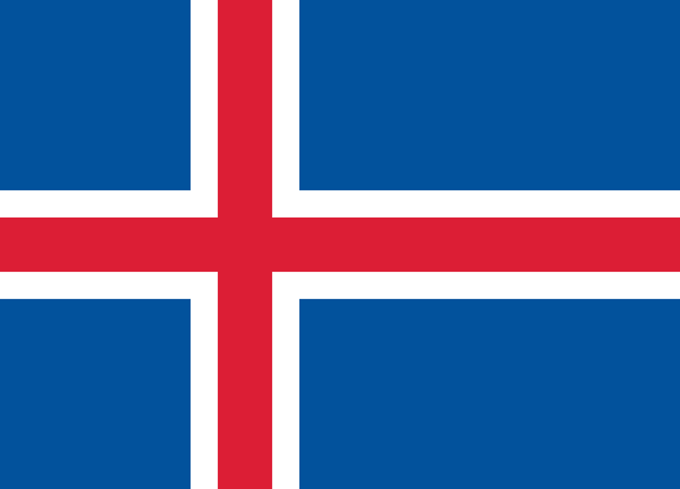 Iceland National Flag Today