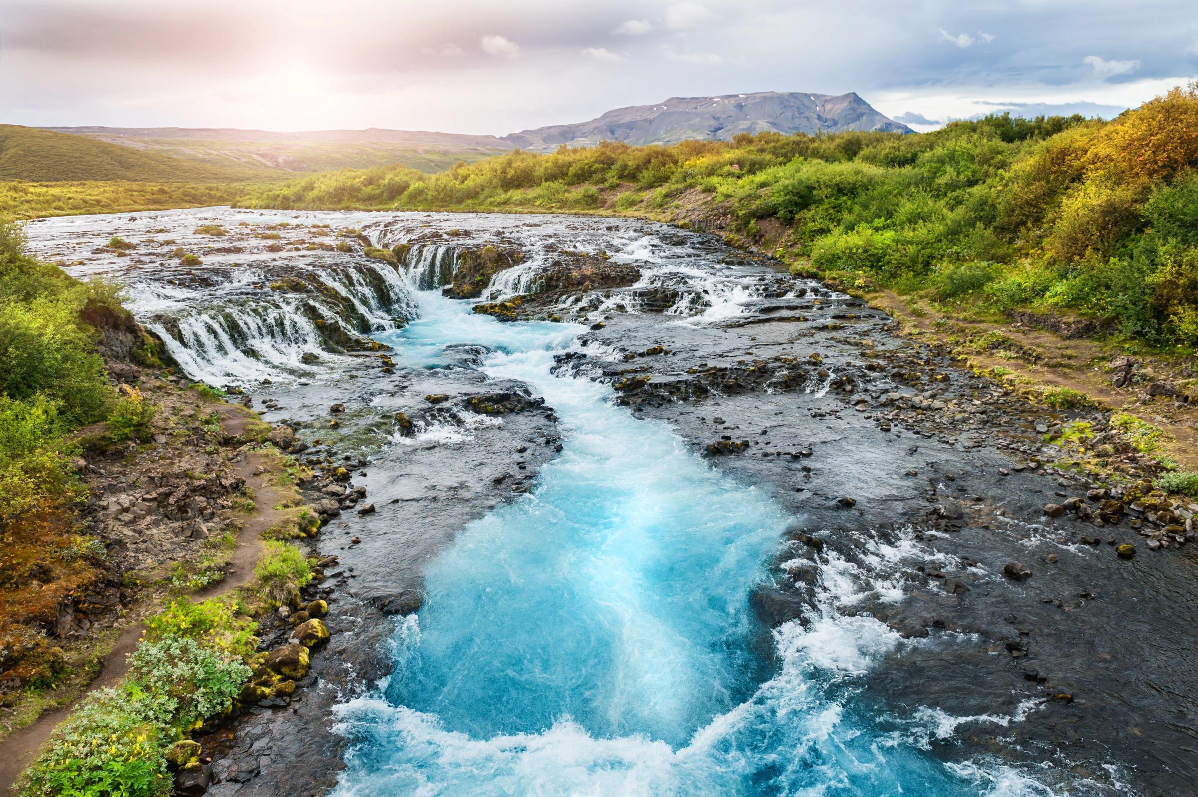 Vista aérea de Bruarfoss